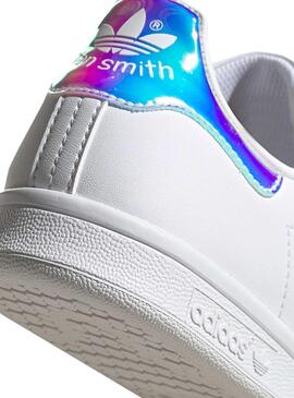 Sneaker Adidas Stan Smith Weiss für Junge Mädchen