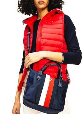 Handtasche Tommy Hilfiger Poppy Tote Marineblau für Damen