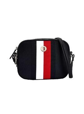 Handtasche Tommy Hilfiger Poppy Crossover Marineblau Damen