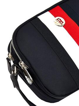 Handtasche Tommy Hilfiger Poppy Crossover Marineblau Damen