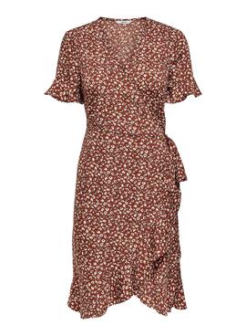 Kleid Only Olivia Rot für Damen