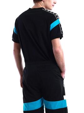T-Shirt Kappa Edwin Schwarz für Herren