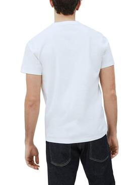 T-Shirt Pepe Jeans Mac Weiss für Herren