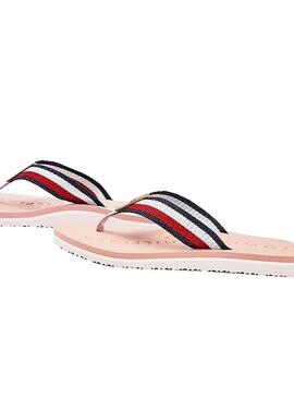 Flip flops Tommy Hilfiger Tommy Band Rosa Damen