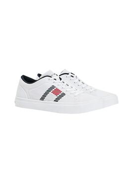 Sneaker Tommy Hilfiger Streifen Weiss Herren