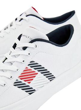 Sneaker Tommy Hilfiger Streifen Weiss Herren