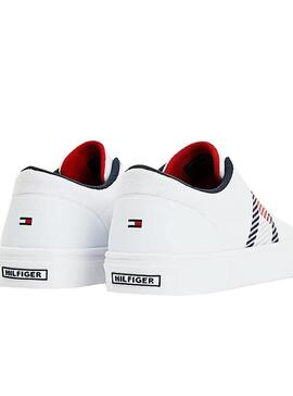 Sneaker Tommy Hilfiger Streifen Weiss Herren