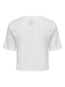 T-Shirt Only Frida Kahlo Life Weiss für Damen