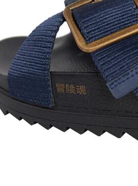 Sandalen Superdry Square Marineblau für Damen