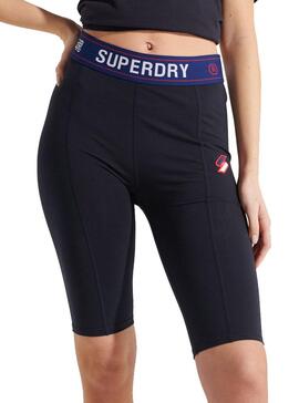 Leggings Superdry Sportstyle Schwarz Damen