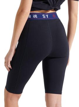 Leggings Superdry Sportstyle Schwarz Damen