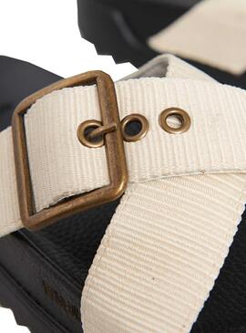 Sandalen Superdry Square Buckle Beige Damen