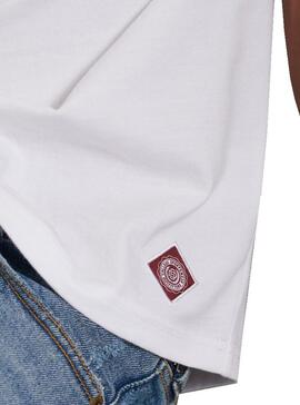 T-Shirt Superdry Basic Logo Weiss für Herren