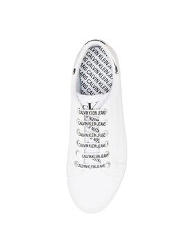 Sneaker Calvin Klein Low Profile Weiss Damen