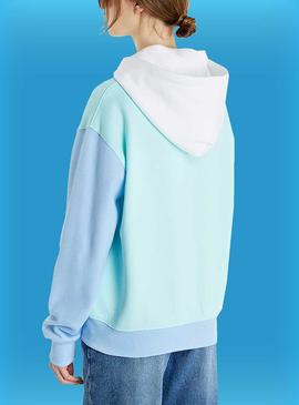 Sweatshirt Tommy Jeans Pastel Farbe Block für Damen