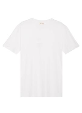 T-Shirt Klout Organic Premium Weiss für Herren