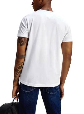 T-Shirt Tommy Hilfiger Logo Box Weiss Herren