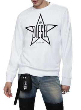Sweatshirt Diesel S-GIR-YA White Man