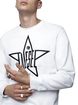Sweatshirt Diesel S-GIR-YA White Man