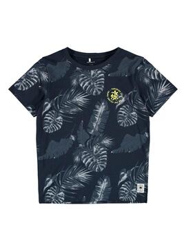 T-Shirt Name It Hachem Marineblau für Junge