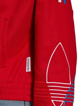 Jacke Adidas Tracktop Rot für Damen