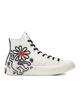 Sneaker Converse x Keith Haring Chuck'70 Weiss