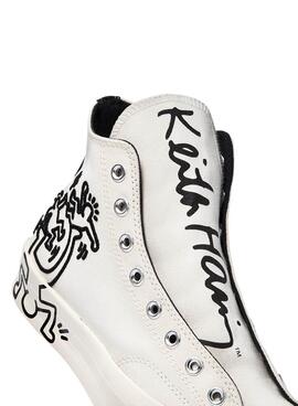 Sneaker Converse x Keith Haring Chuck'70 Weiss