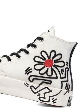 Sneaker Converse x Keith Haring Chuck'70 Weiss