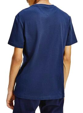 T-Shirt Tommy Jeans Timeless Marineblau Herren