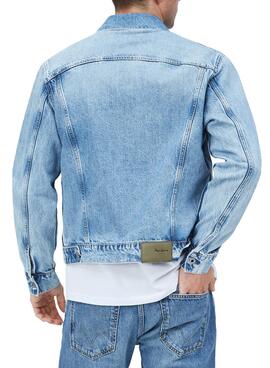 Jacke Denim Pepe Jeans Pinner Blau Herren