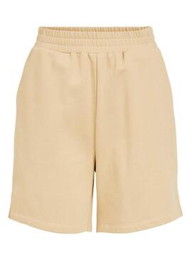 Bermuda Vila Visvilla Beige für Damen