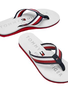 Flip flops Tommy Hilfiger Ribbon Weiss für Damen