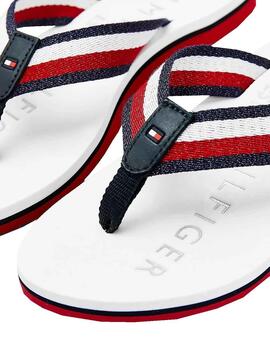 Flip flops Tommy Hilfiger Ribbon Weiss für Damen