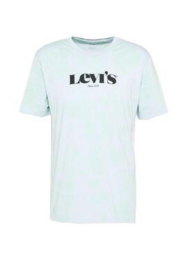 T-Shirt Levis Relaxed Fit Logo Blau für Herren