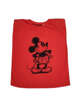 T-Shirt Only Disney Life Rot für Damen