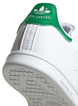 Sneaker Adidas Stan Smith Weiss Junge und Mädchen