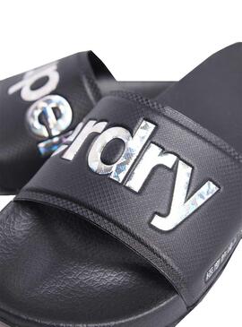 Flip flops Superdry Holo-Infil Schwarz für Damen