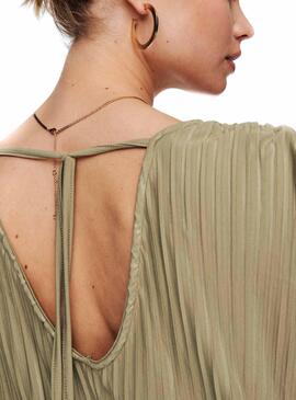 Jumpsuit Only Mary Plisado Grün für Damen