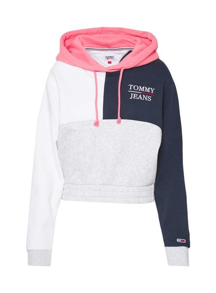 Tommy jeans colorblock sweatshirt hotsell