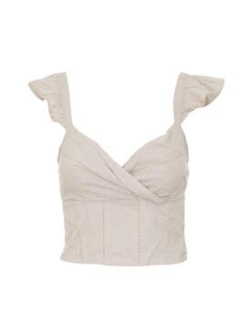 Top Only Maria Strap Beige für Damen