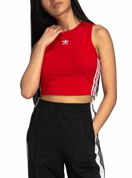 Top Adidas Tank Crop Rot f r Damen