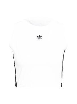 Top Adidas Tank Crop Weiss für Damen