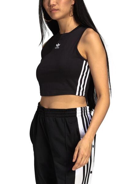 Top Adidas Tank Crop Schwarz für Damen