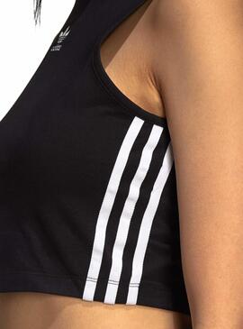 Top Adidas Tank Crop Schwarz für Damen