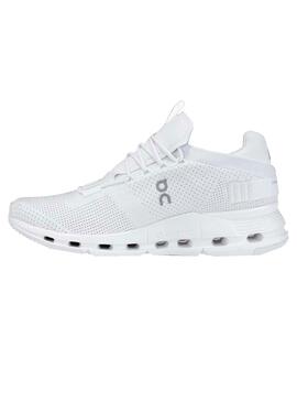 Sneaker On Running Cloudnova All White 