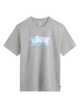 T-Shirt Levis Badwing Cloud Grau für Herren