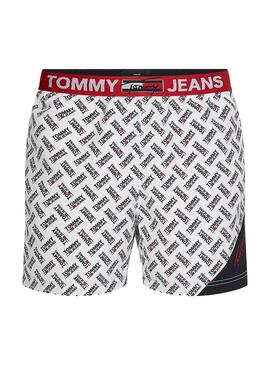 Badehose Tommy Jeans Drawstring Weiss Herren