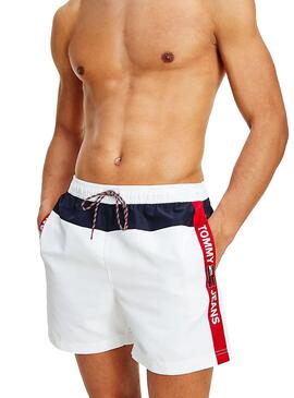 Badehose Tommy Hilfiger Medium Weiss für Herren