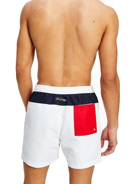 Badehose Tommy Hilfiger Medium Weiss für Herren