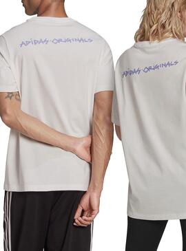 T-Shirt Adidas 5 Dino Weiss für Herren und Damen
